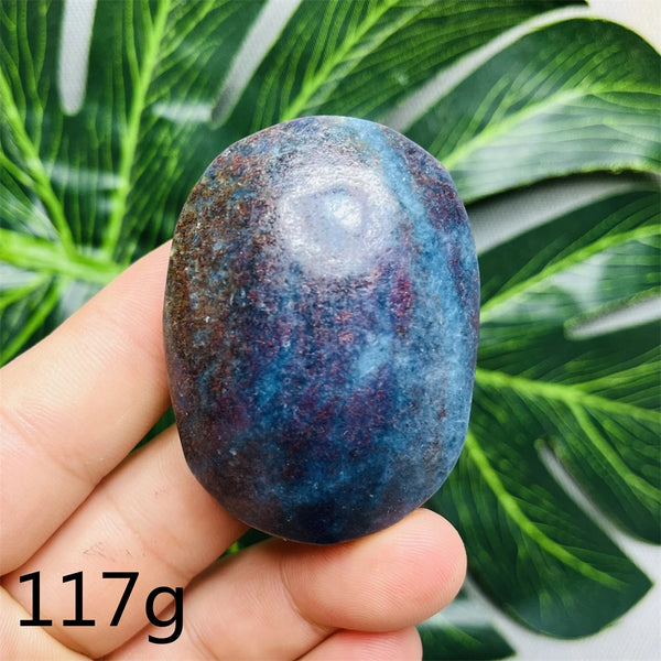Ruby Sapphire Palm Stone-ToShay.org