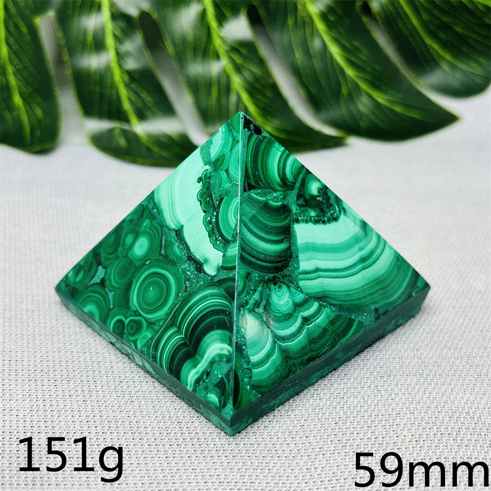 Green Malachite Pyramid-ToShay.org