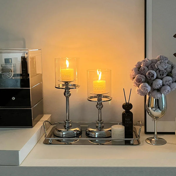 Glass Candle Holders-ToShay.org