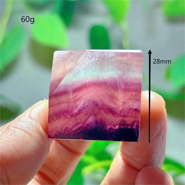 Purple Fluorite Crystal Square-ToShay.org