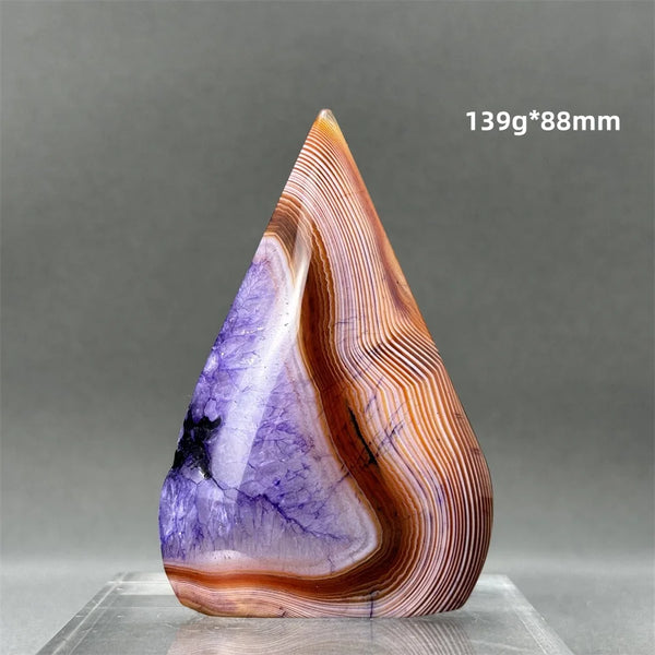 Purple Agate Torch-ToShay.org