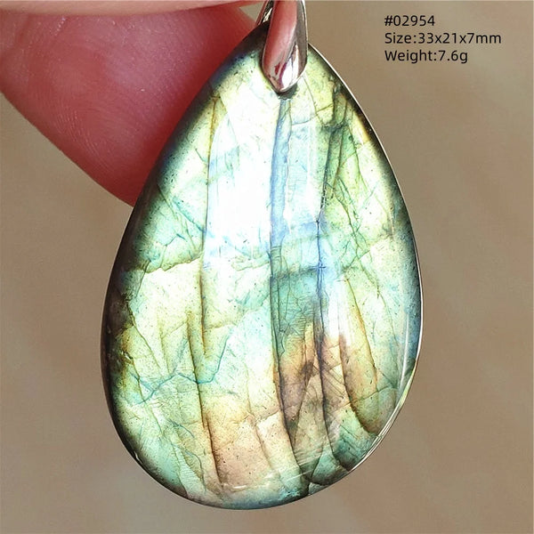 Blue Light Labradorite Pendant-ToShay.org