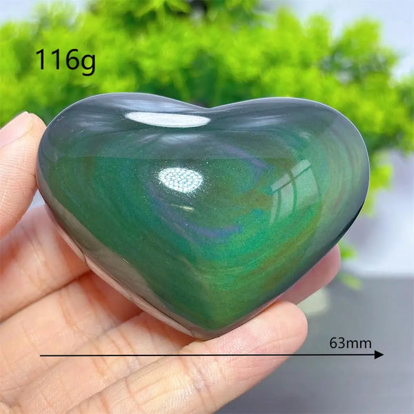 Rainbow Obsidian Heart-ToShay.org