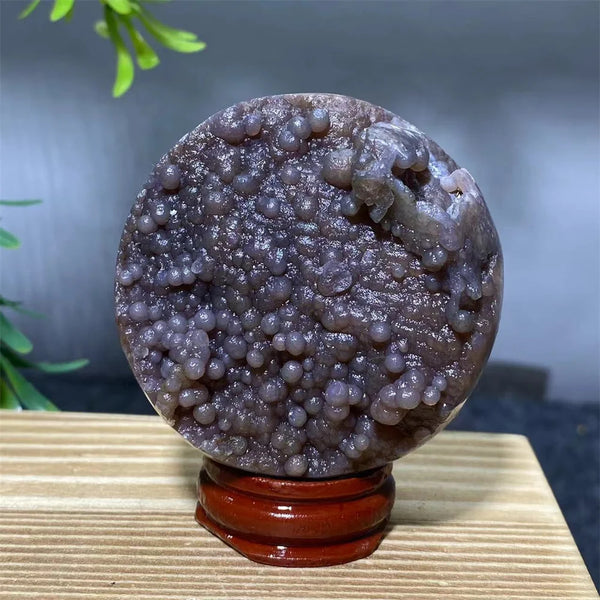 Purple Grape Agate Ball-ToShay.org