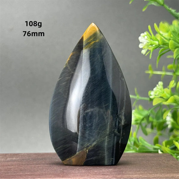 Blue Tiger Eye Stone Torch-ToShay.org