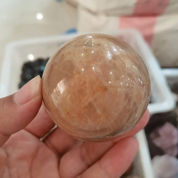 Orange Moonstone Crystal Ball-ToShay.org