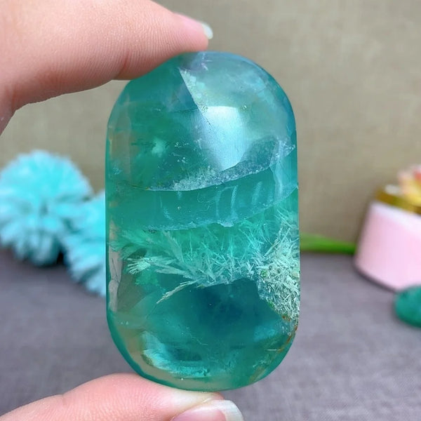 Green Feather Fluorite-ToShay.org