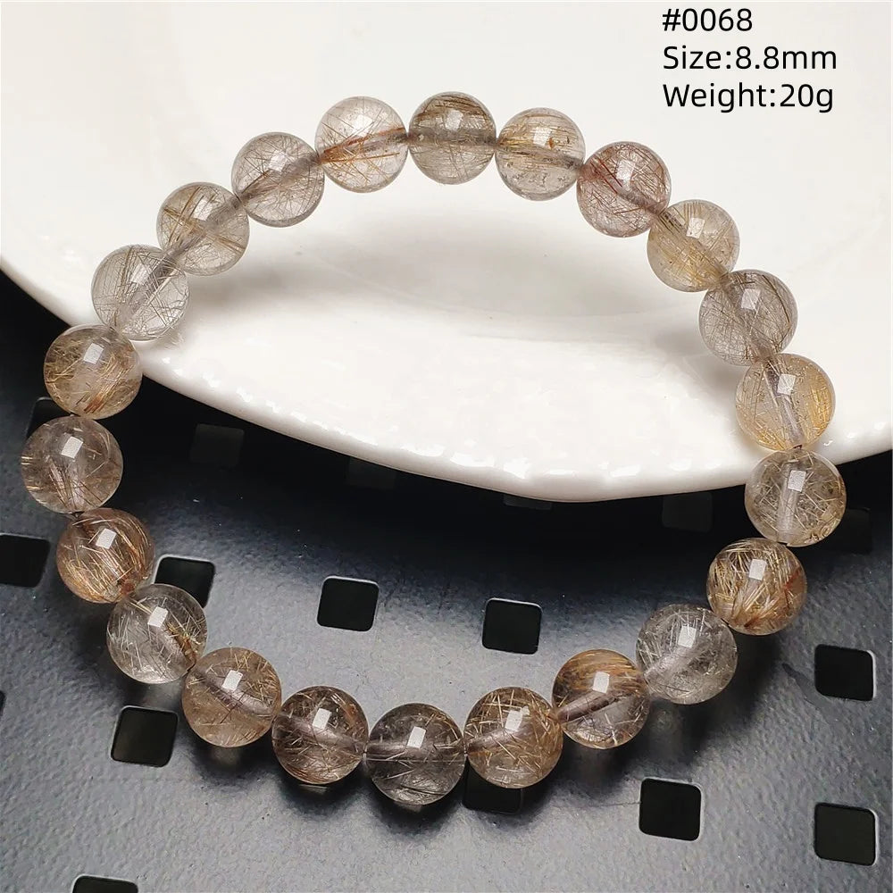 Silver Rutilated Quartz Bracelet-ToShay.org