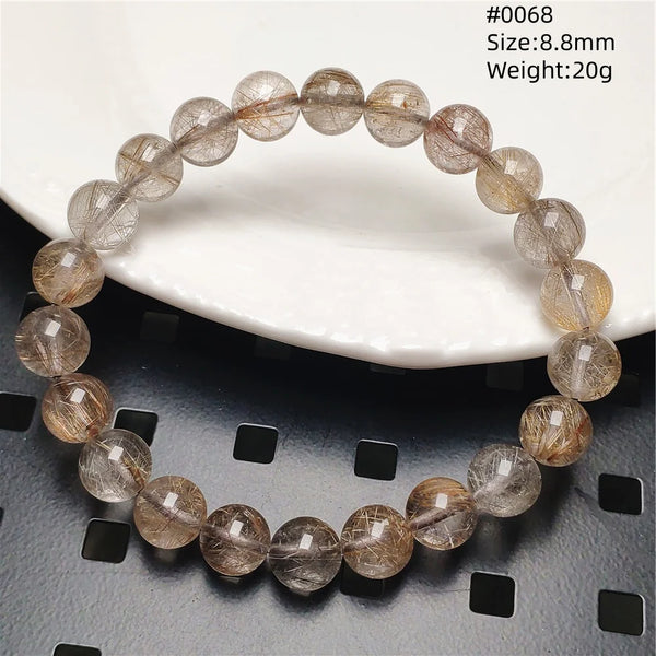 Silver Rutilated Quartz Bracelet-ToShay.org