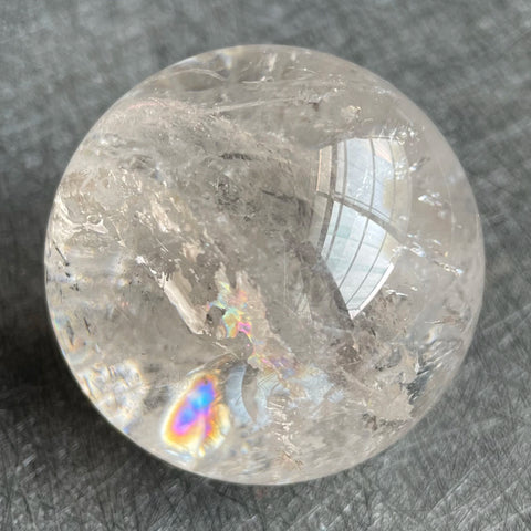 White Crystal Quartz Ball-ToShay.org