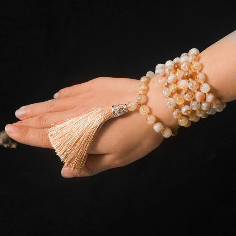 Yellow Citrine Mala Beads-ToShay.org