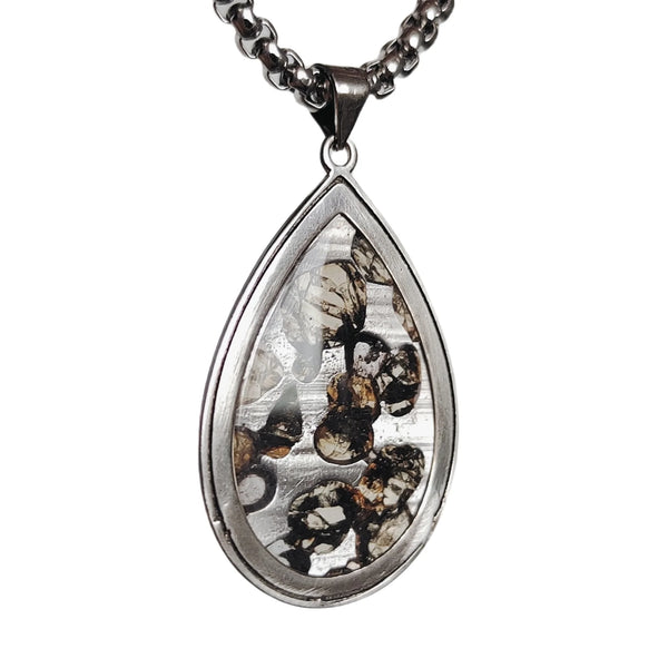 Olive Meteorite Pendant-ToShay.org