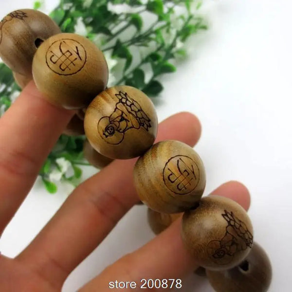 Green Sandalwood Bead Bracelets-ToShay.org