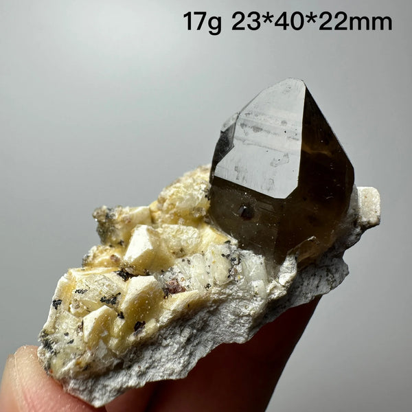 Smokey Tea Crystal Cluster-ToShay.org