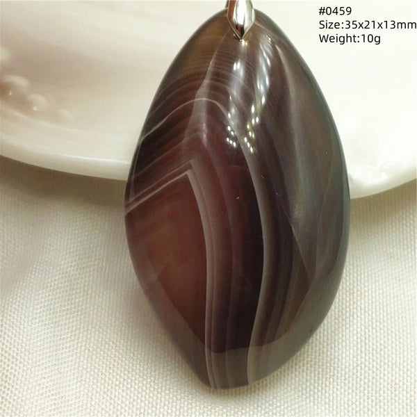 Black Red Agate Pendant-ToShay.org