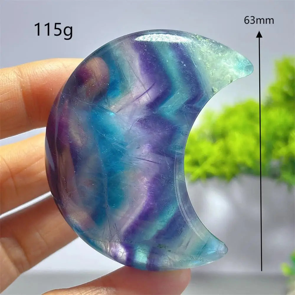 Rainbow Fluorite Moon-ToShay.org