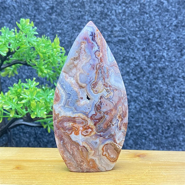 Blue Lace Agate Torch-ToShay.org