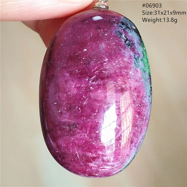 Red Ruby Zoisite Light Pendant-ToShay.org