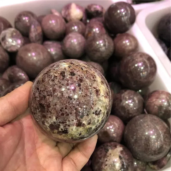 Red Garnet Crystal Balls-ToShay.org