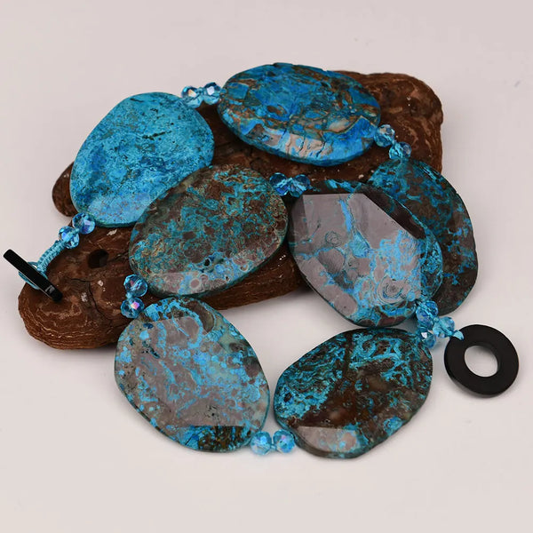 Blue Ocean Jasper Slab Beads-ToShay.org