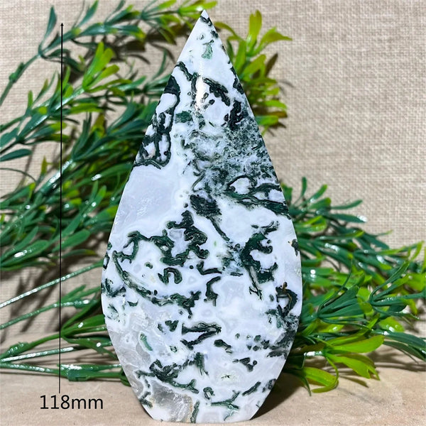 Green Moss Agate Flame-ToShay.org