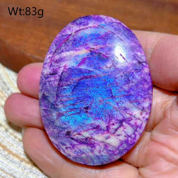 Purple Violet Rainbow Moonstone-ToShay.org
