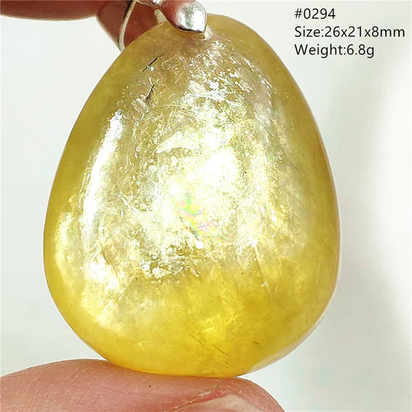 Gold Lepidolite Pendant-ToShay.org