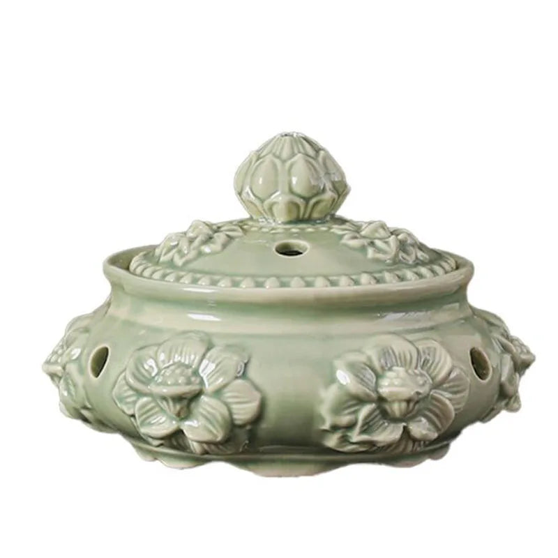 Lotus Coil Incense Holder-ToShay.org