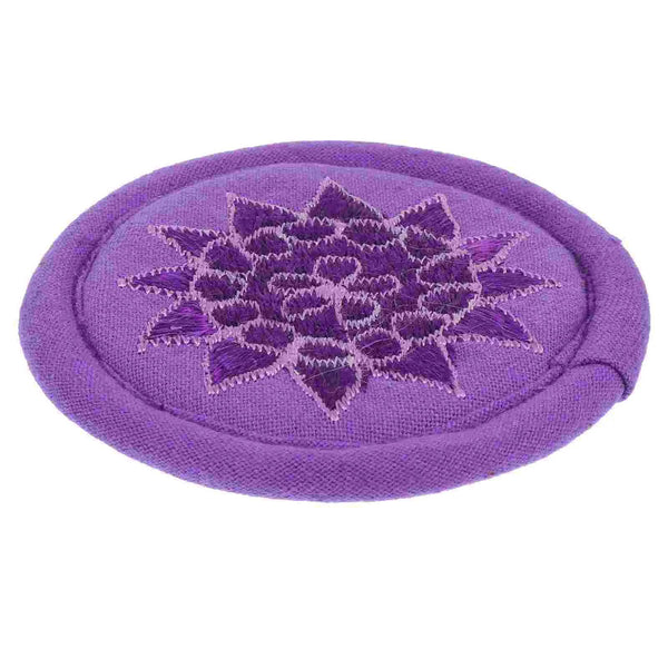 Purple Singing Bowl Cushion-ToShay.org
