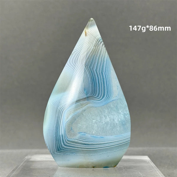 Blue Agate Torch-ToShay.org