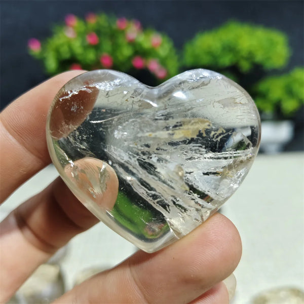Clear Crystal Heart-ToShay.org