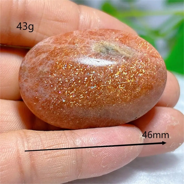 Gold Sunstone Palm Stone-ToShay.org