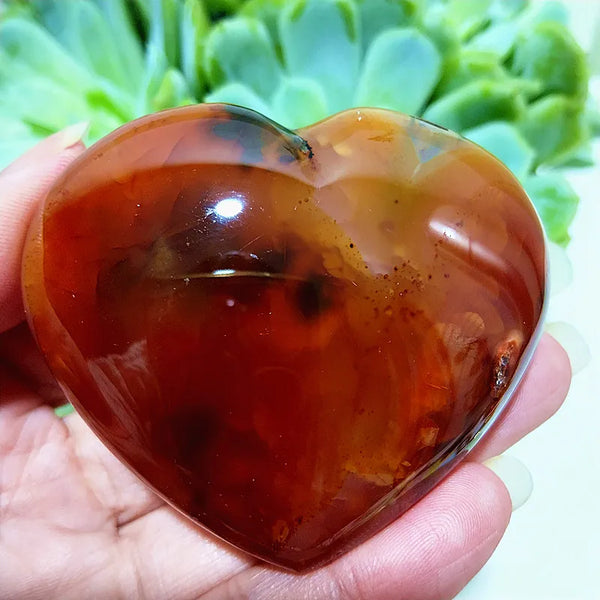 Red Agate Heart-ToShay.org