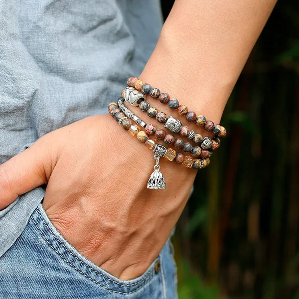 Mixed Crystal Mala Bracelets-ToShay.org