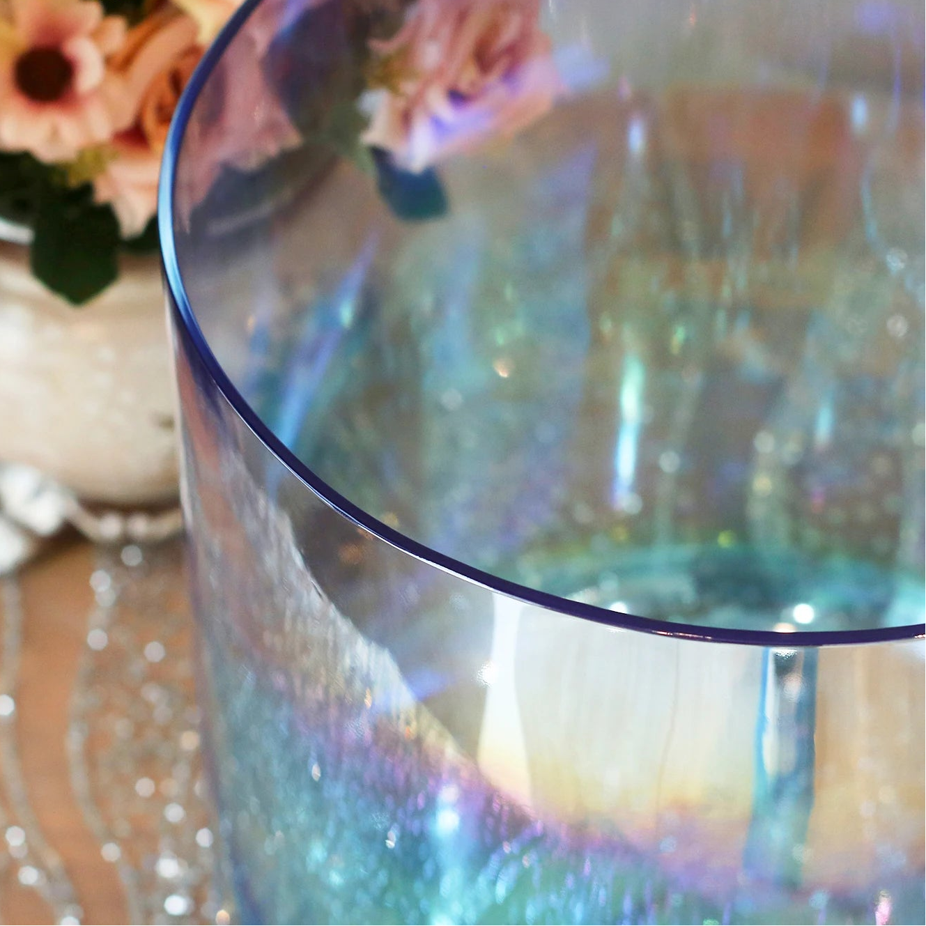 Crystal Soul 2026 New Design Dreamy Romantic Gradient Color Crystal Singing Bowl for Meditation Sound Healing-ToShay.org
