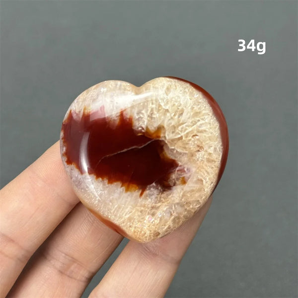 Orange Carnelian Heart-ToShay.org