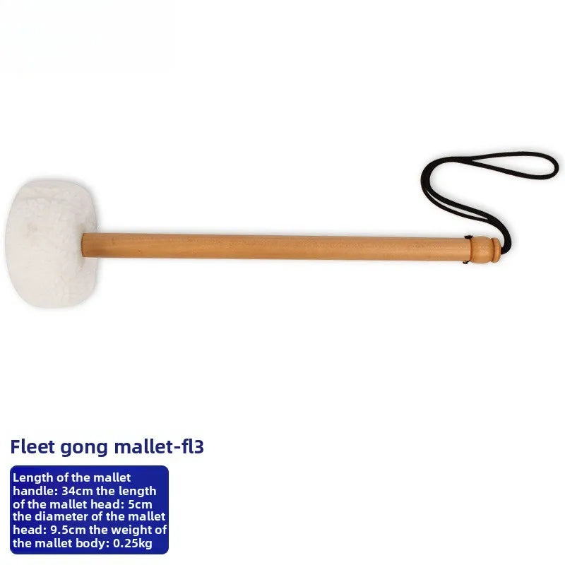 Professional Gong Hammers Drumsticks Woolen Felt Sound Therapy Singing Bowl Mallet Meditation Percussion Instrument Accessories-ToShay.org