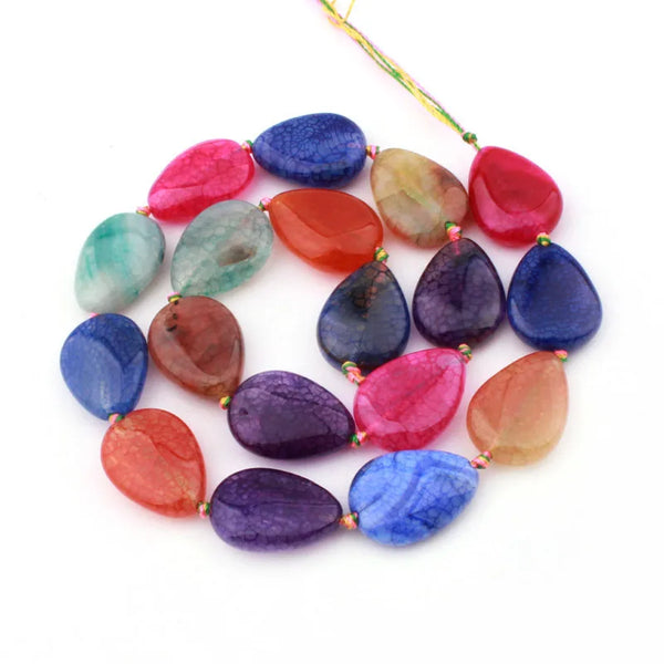 Mixed Cracked Agate Beads-ToShay.org