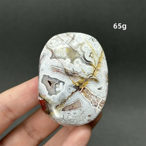 Red Agate Palm Stone-ToShay.org