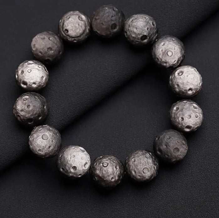 Black Obsidian Meteorite Bracelet-ToShay.org