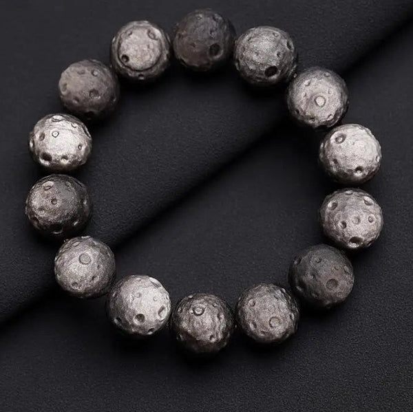 Black Obsidian Meteorite Bracelet-ToShay.org