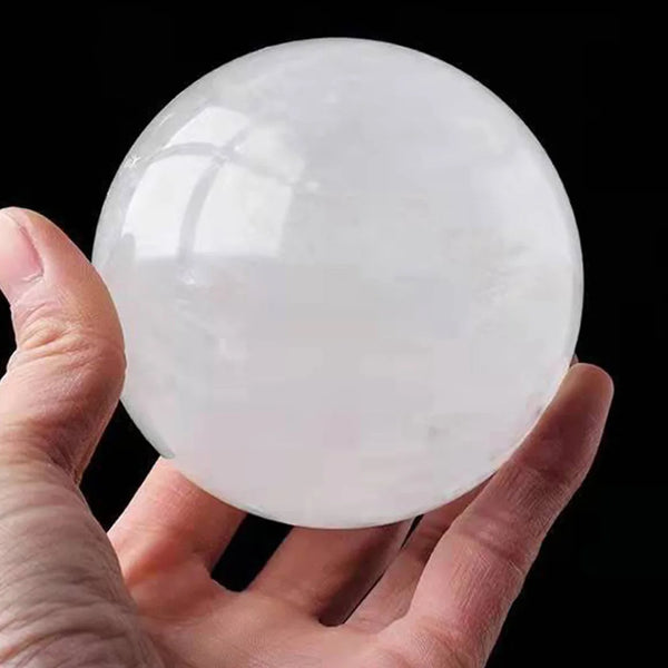 White Calcite Crystal Ball-ToShay.org