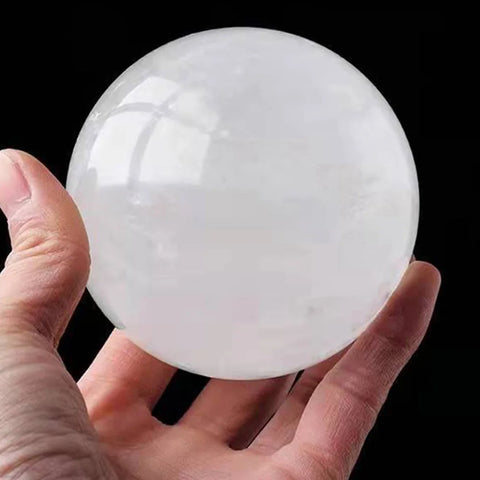 White Calcite Crystal Ball-ToShay.org