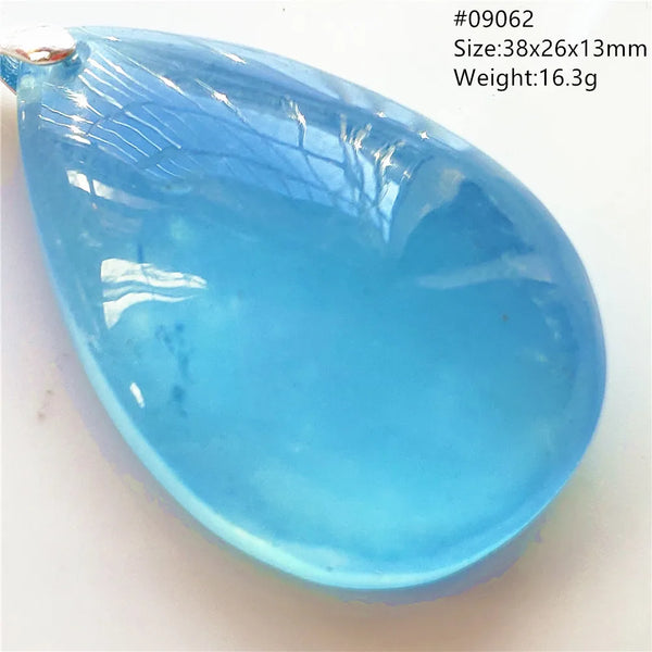 Blue Aquamarine Pendant-ToShay.org