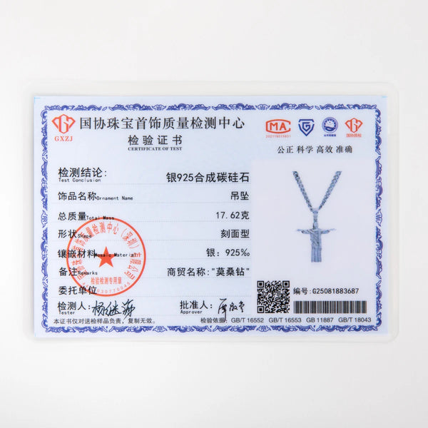 Silver Cross Pendant Necklace-ToShay.org