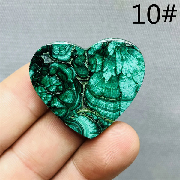 Green Malachite Hearts-ToShay.org