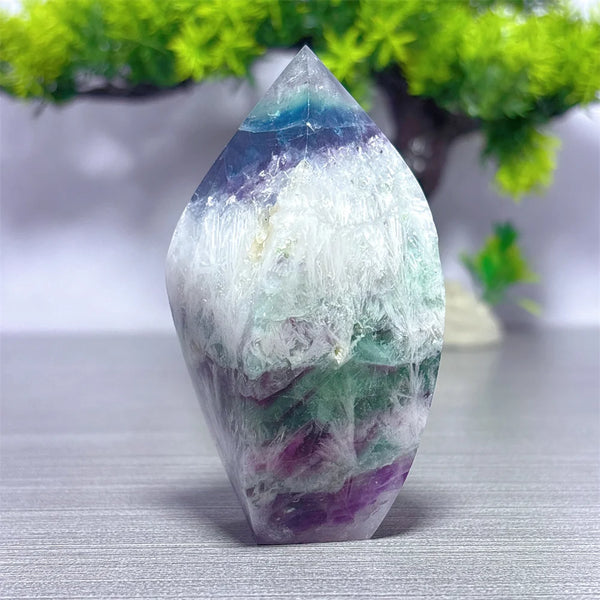 Rainbow Fluorite Flame-ToShay.org