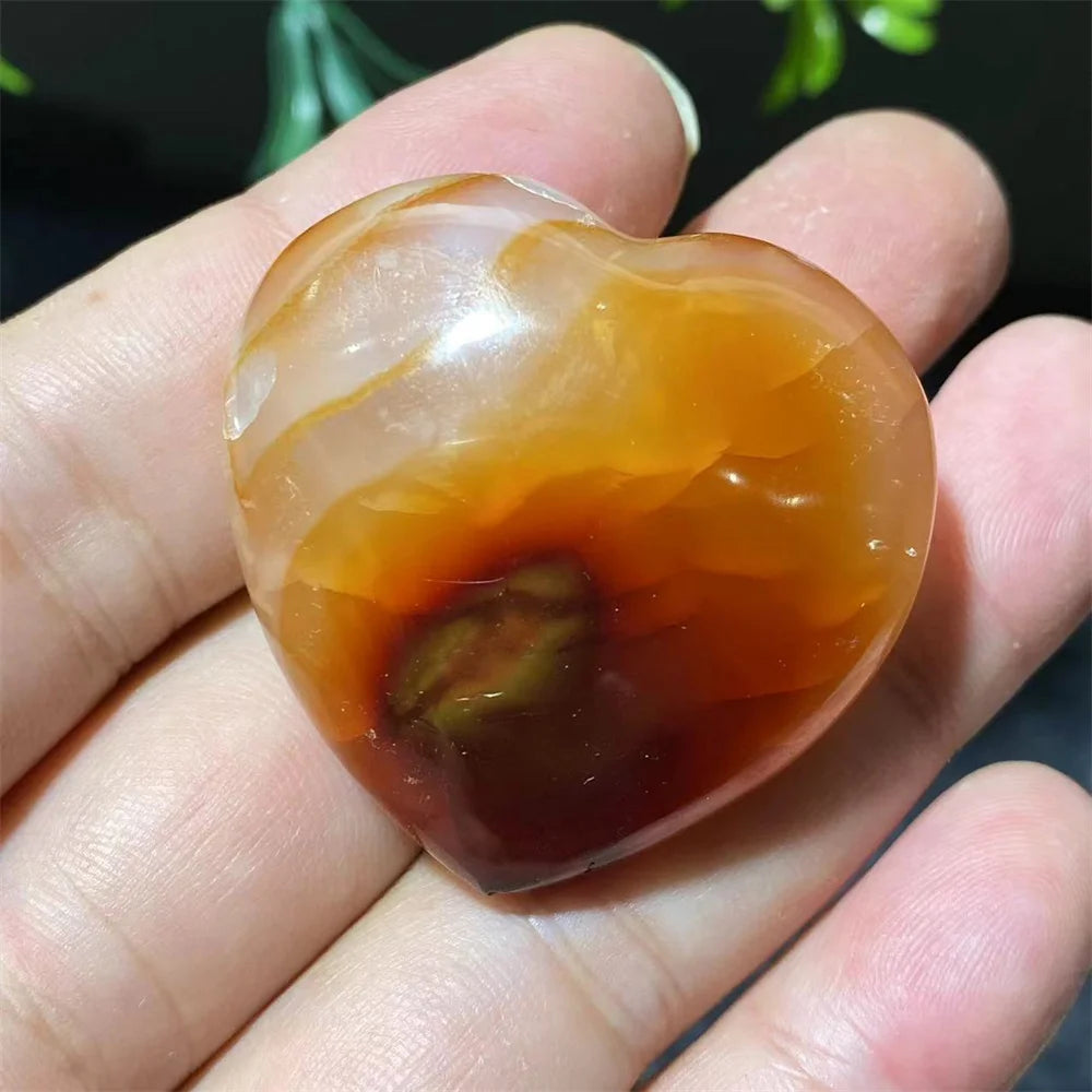 Orange Carnelian Heart-ToShay.org