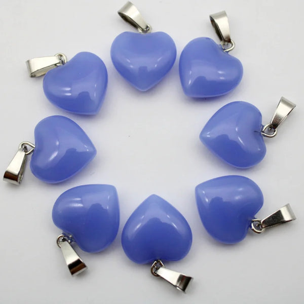 Mixed Quartz Agate Hearts-ToShay.org