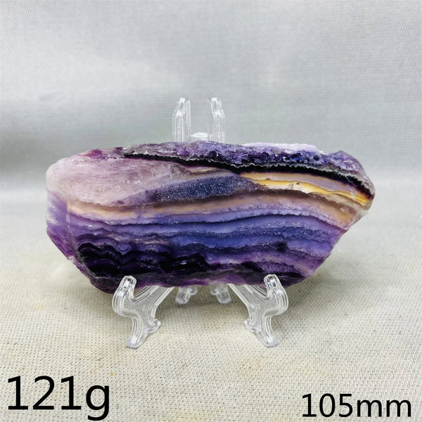 Purple Fluorite Rainbow Slice-ToShay.org